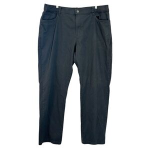 Pact Mens Organic Stretch Twill 5-Pocket Pant Charcoal Gray XL